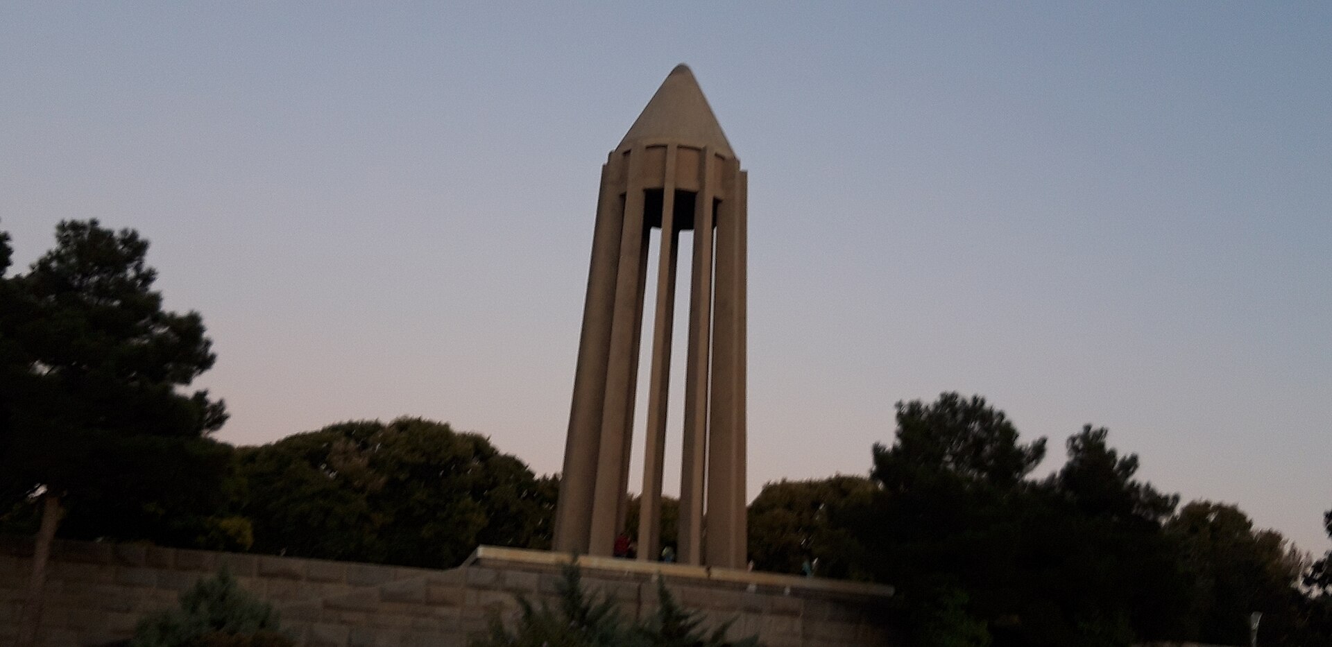 The tower of the Avicenna Mausoleum in Hamedan.