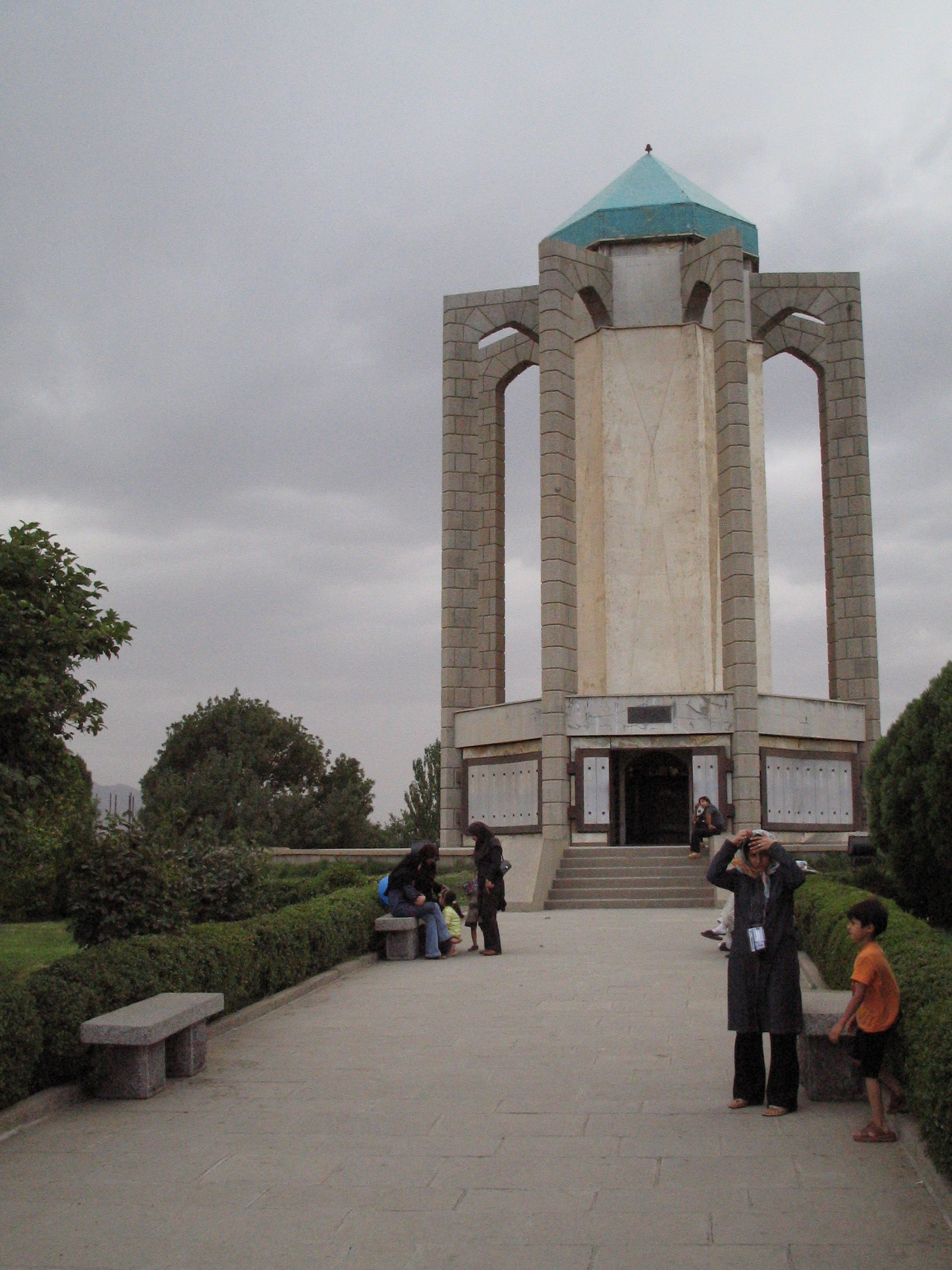 The tomb of Baba Taher in Hamedan.