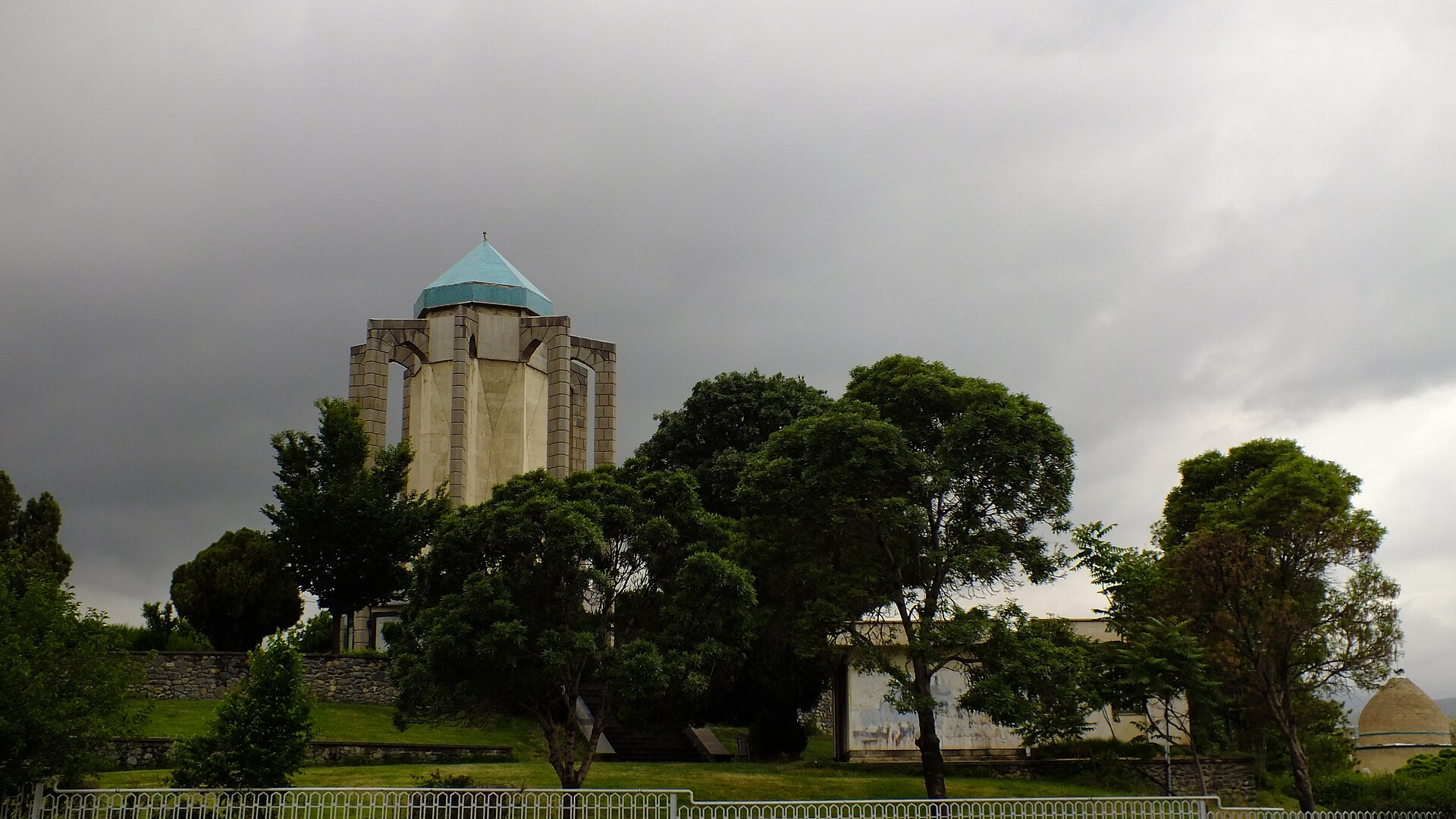 The mausoleum of Baba Taher in Hamedan.