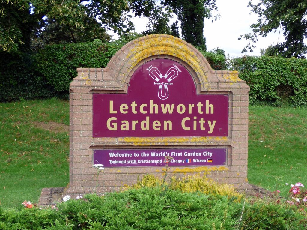 Letchworth Garden City.