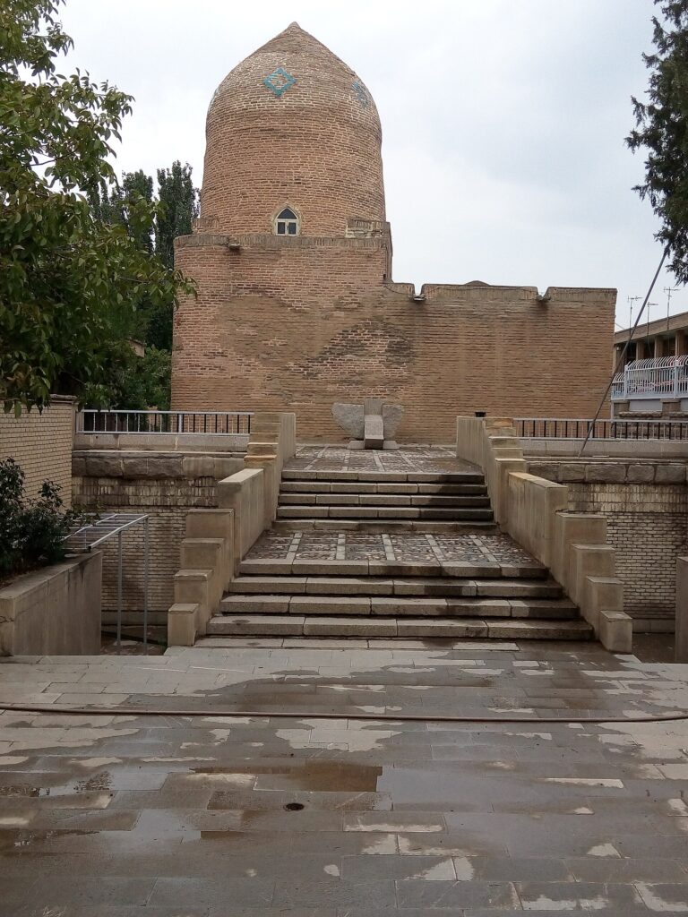 The mausoleum in Hamedan.