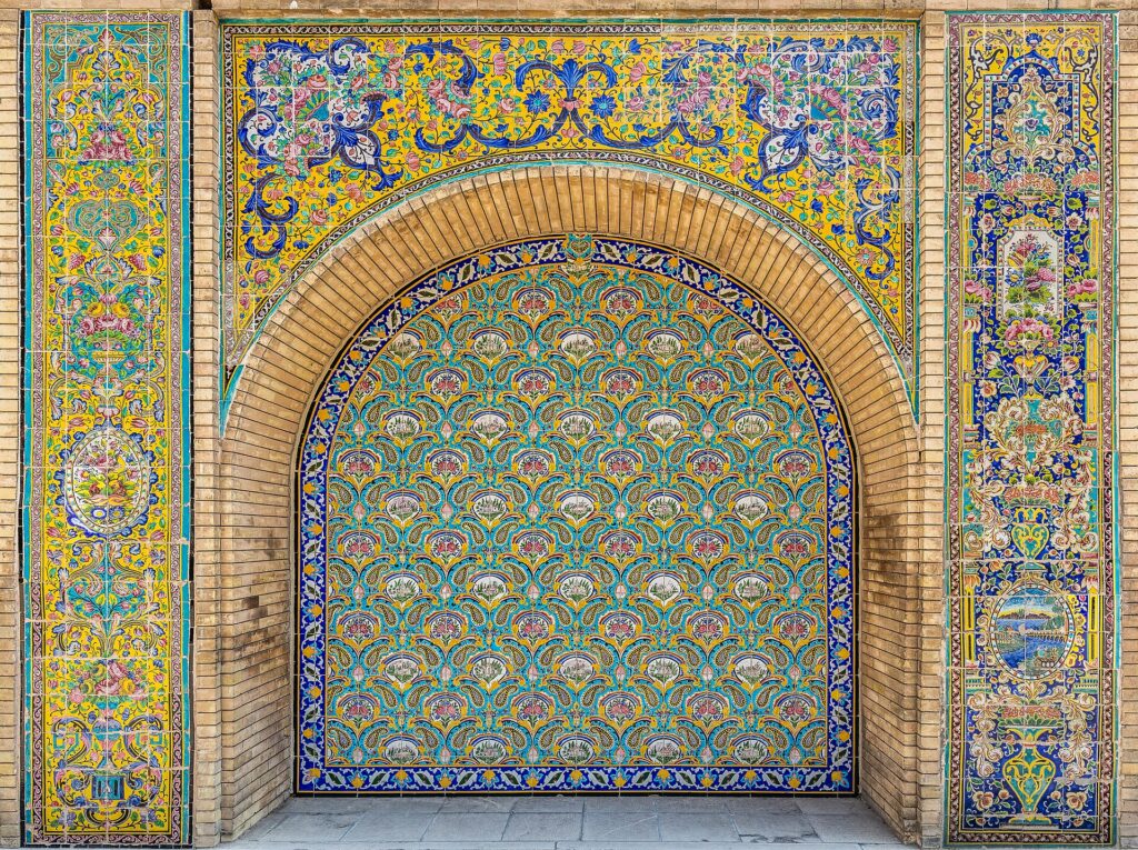 A view of Golestan Palace.