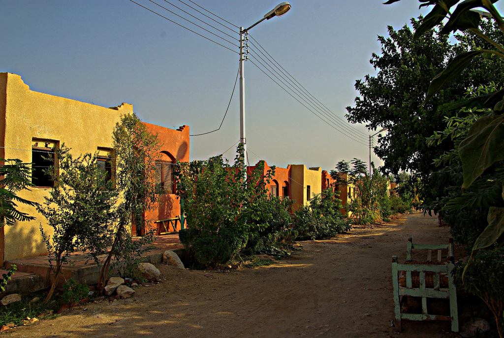 A view of New Gourna near Luxor.