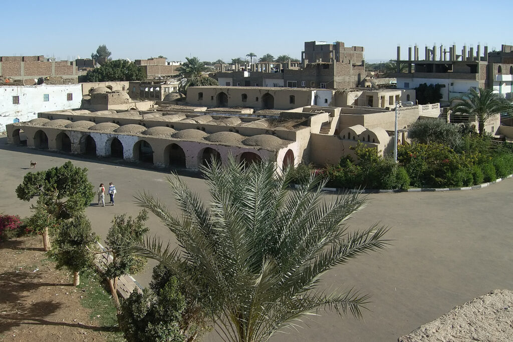 The market in New Gourna.