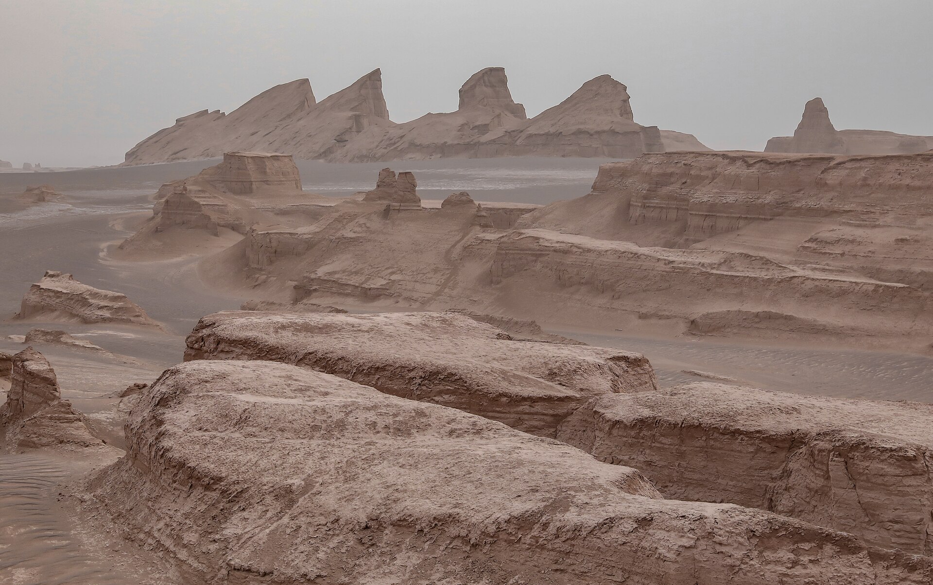 The kaluts of the Lut Desert.