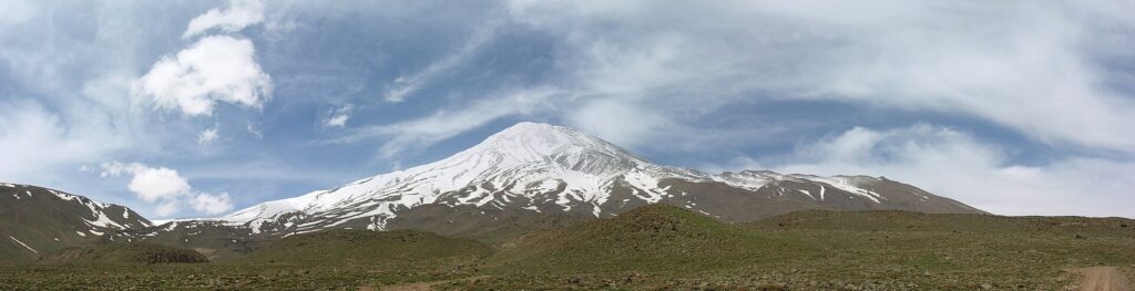 Damavand seen from Abbasabad.