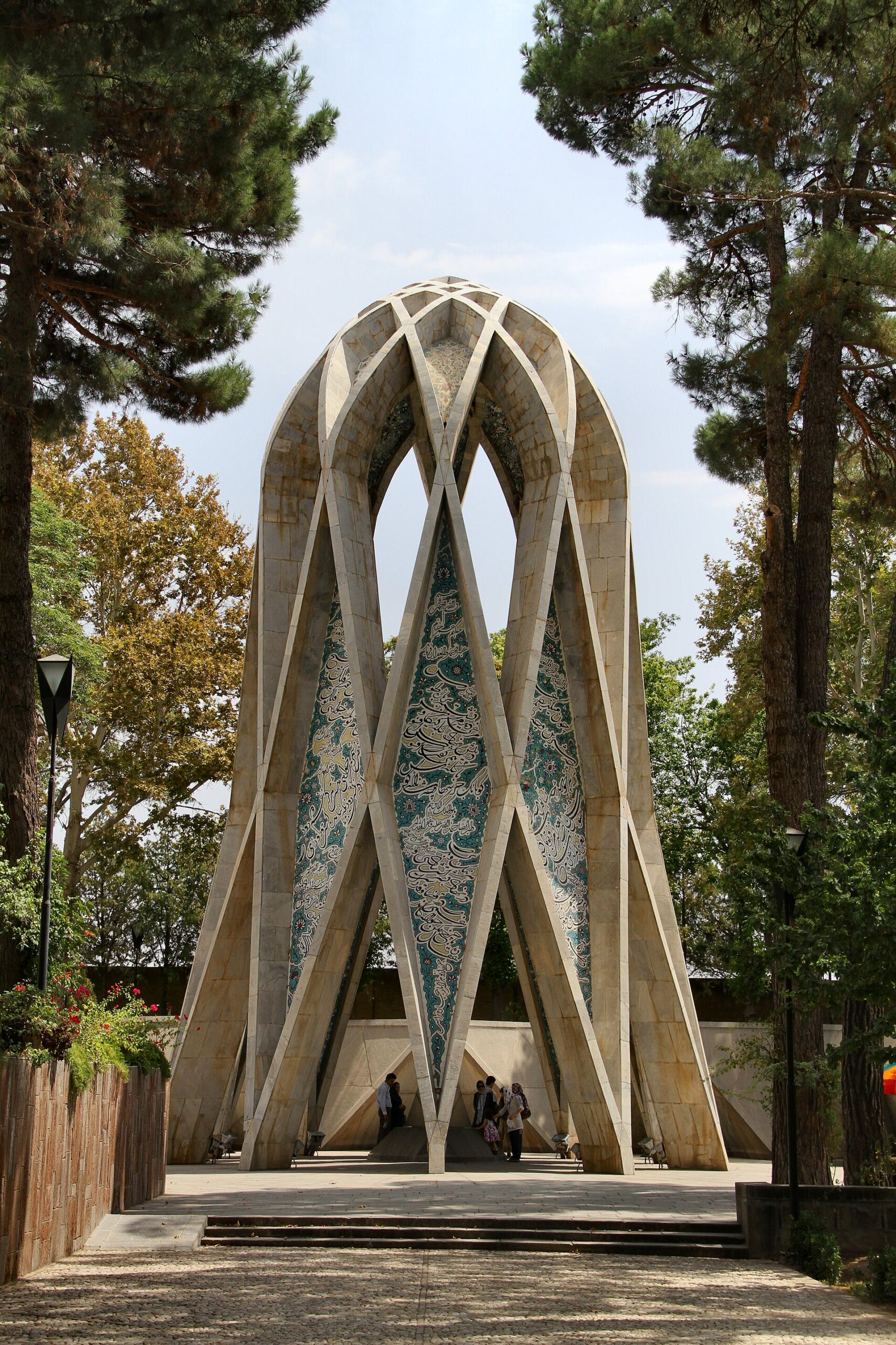 The mausoleum of Omar Khayyam in Nishapur.