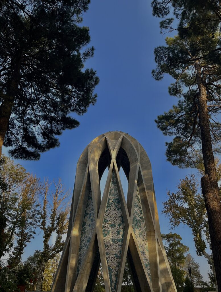 The tomb of Omar Khayyam.