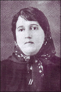 A portrait of Parvin E'tesami.