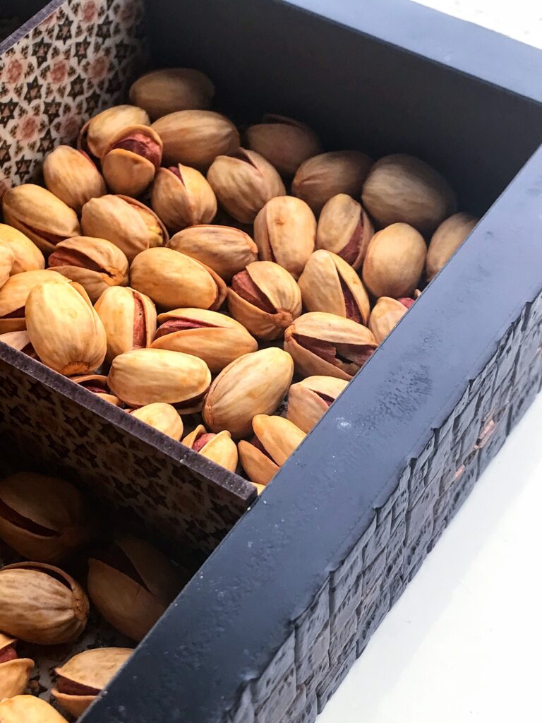 Pistachio nuts from Iran.