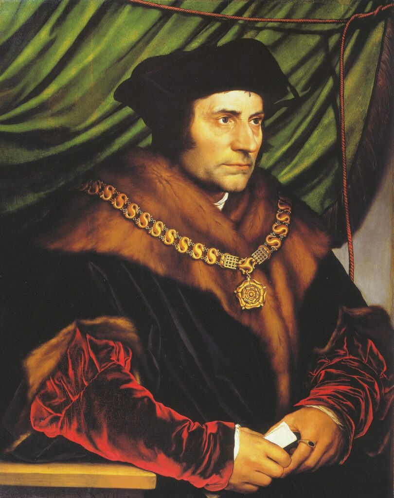 Sir Thomas More, by Hans Holbein the Younger.