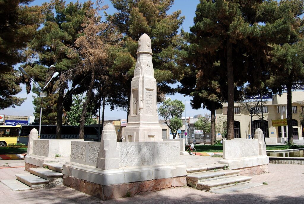 The earlier tomb of Omar Khayyam.
