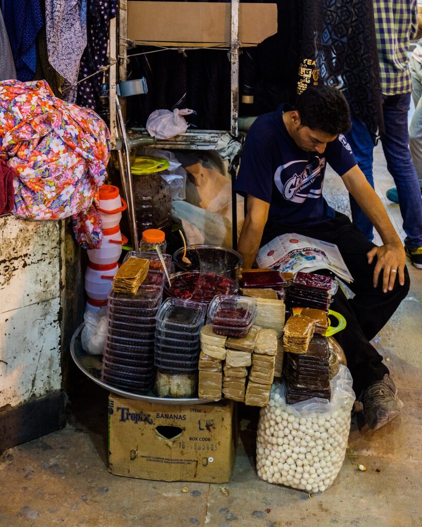 Spice stalls.
