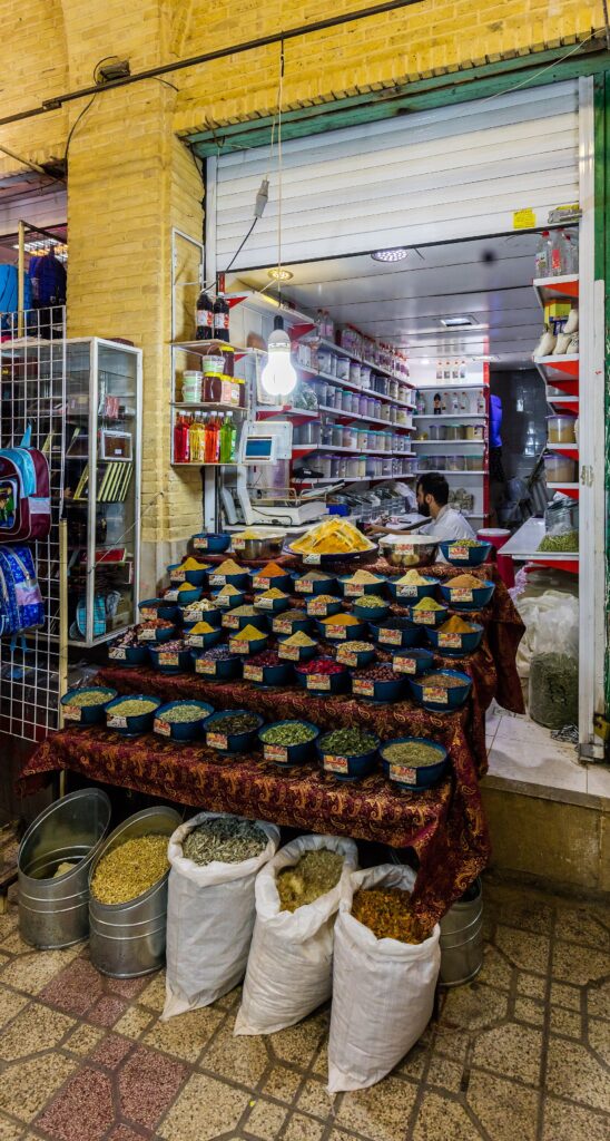 Sweets and nuts for sale.
